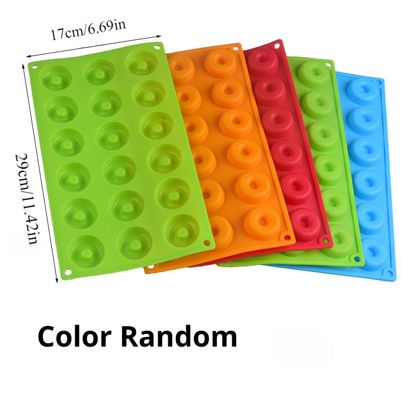 Cavity Silicone Donut molds Baking Pan Bread Pastry Mold DIY Tray Doughnut Dessert Making Cake Tools baking accessories