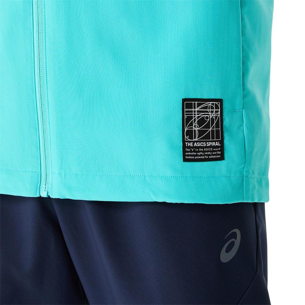 Ropa de Entrenamiento Dry Actimotion Cross Chaqueta con Capucha 2031E980 Adulto Unisex 402 L [ASICS] (Energy Aqua)