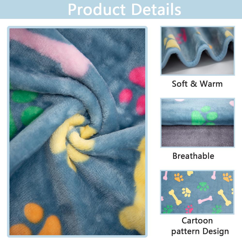 Dog Blanket Thickened Pet Blanket Warm Breathable Dog Mat Machine Washable Pet Sheet Cat Sofa Cushion Dog Accessories