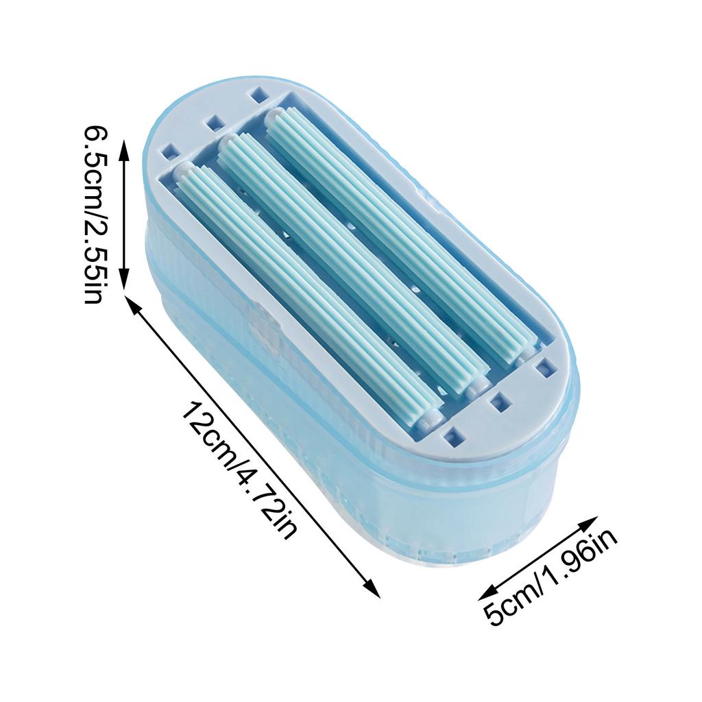 Multifunctional Soap Box No Hand Rubbing Bubbling Soap Box Roller Type Household Storage Box 1Pcs