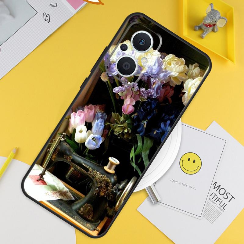 Funda para Máquina de Coser Para OPPO Reno 5 Lite 4 6 7 8 10 8T 5Z 4Z 2Z OPPO Find X6 Pro X5 X2 Lite X3 Neo Cubierta
