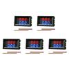 5Pcs 10A/50A/100A Digital Voltmeter Dual LED Display Current Power Meter Multifunctional Voltage Current Meter Instrument Tool