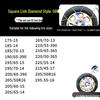Winter Emergency Stainless Steel Anti-Skid Tire Chains for Cars, Trucks, and Vans