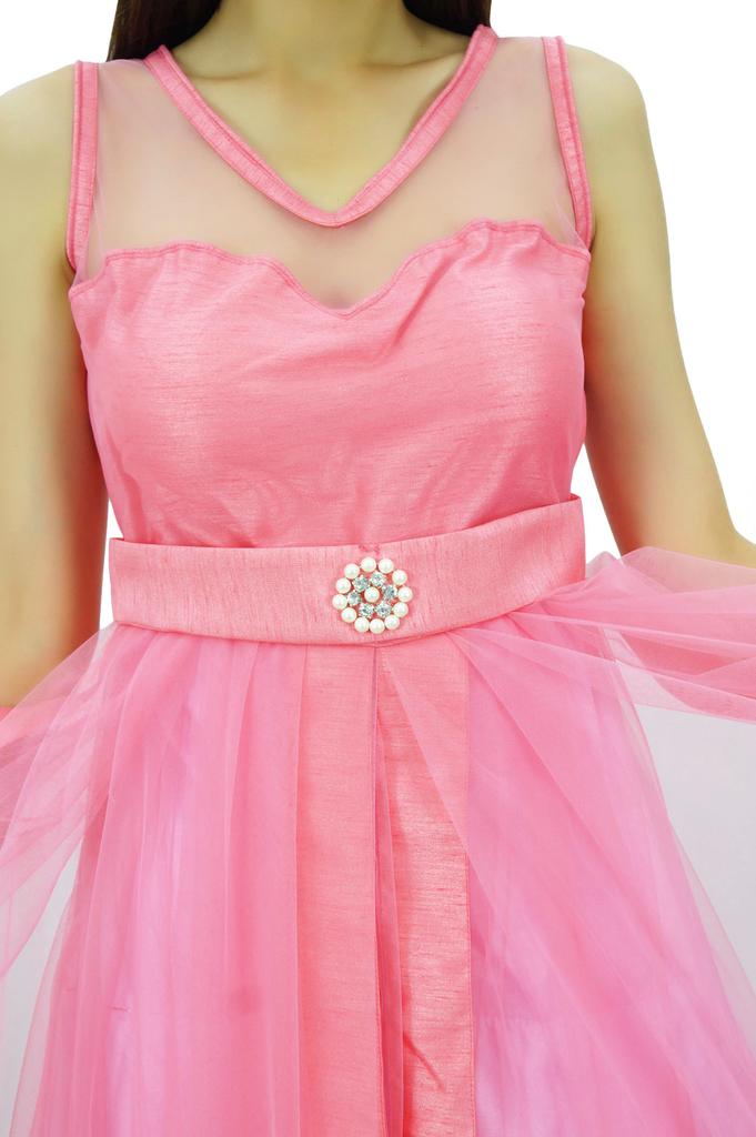 Bimba Bridal Long Party Wear Maxi Dress Flared Bridesmaid  Prom Dress