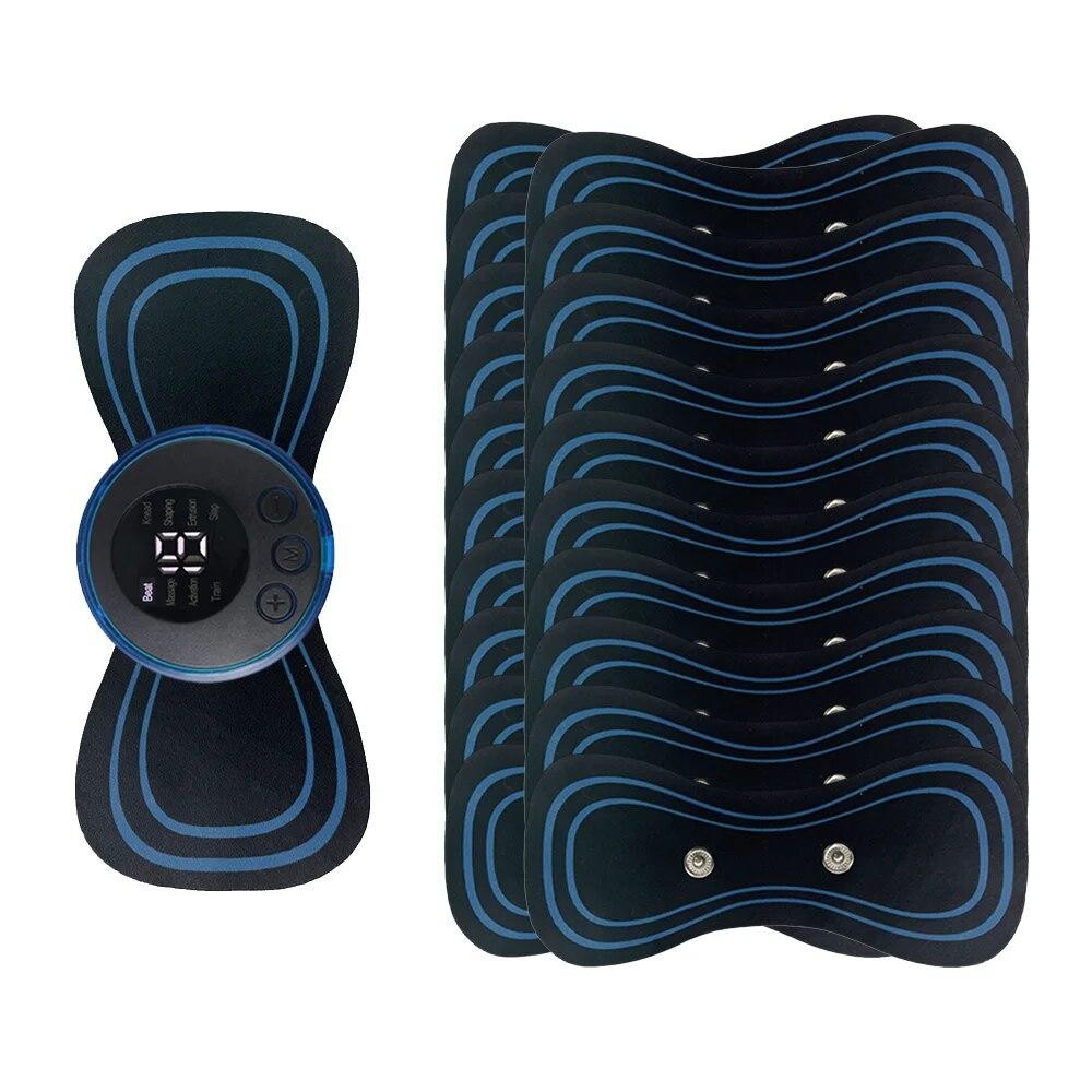 

Remote Control Electric Neck Massager Set Smart Portable Rechargeable Cervical Massage Patch To Relax And Relieve Fatigue