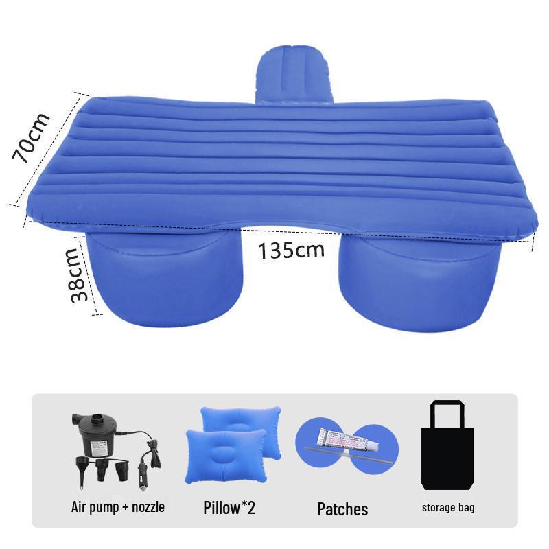 Car Travel Mattress: Folding Inflatable Back Seat & Trunk Sleeping Pad