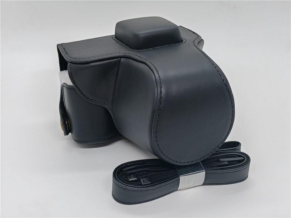 Torba/pokrowiec na aparat z PU skóry dla Olympus EPL7 EPL8 EPL9 E-PL7 E-PL8 E-PL9 Pełne pokrycie korpusu z paskiem