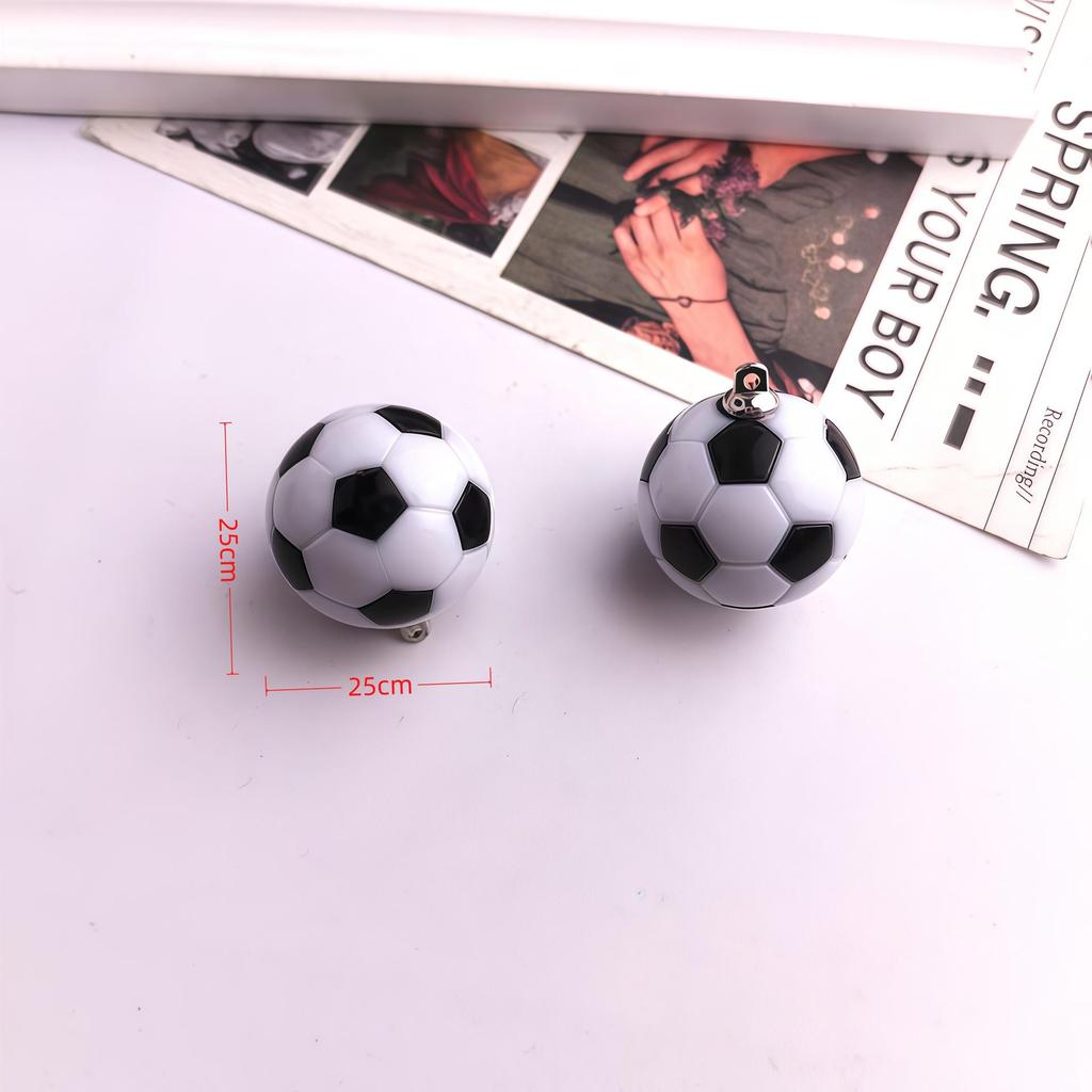Acrylic Black 8 Ball Pendant Keychain for Bags & DIY Ornaments