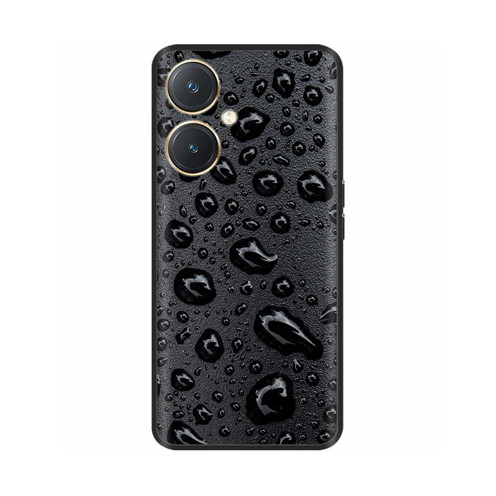 For Vivo Y27 Case Black Cover Skull Wolf Silicone Soft Back Cases For Vivo Y27 5G Phone Case VivoY27 Y 27 2023 Protective Shell