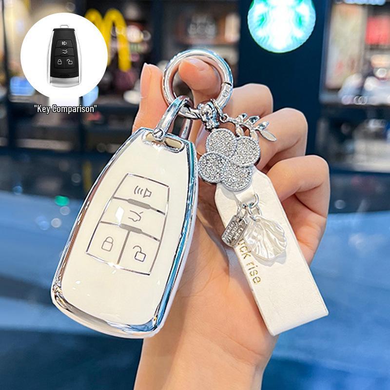 Compatible with Beijing BJ40Plus, BJ80, BAIC Changhe A6, Weiwang S50, Premium M50F, and M60 Key Cases.