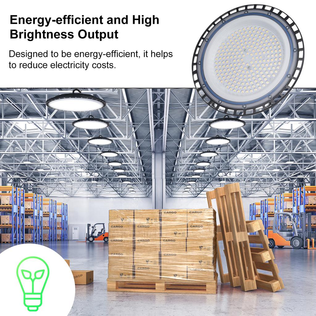 UFO banská lampa 150W LED High Bay Light Úspora energie Factory Light Workshop Lampa Garážová lampa
