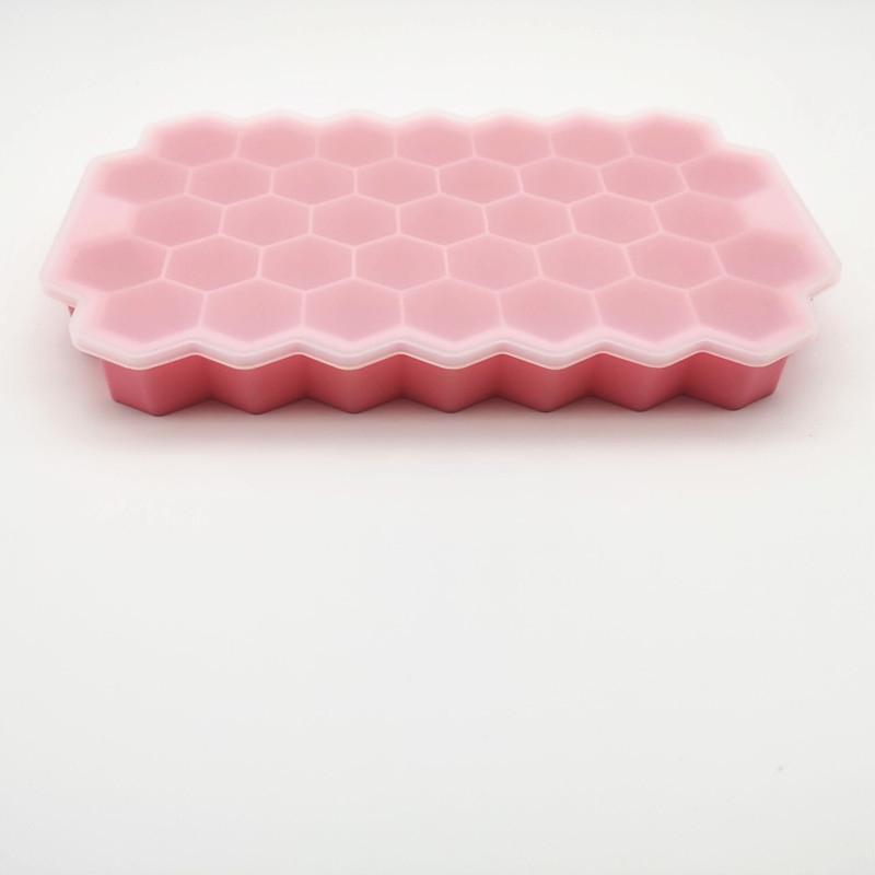 Honeycomb Mesh 37 Stackable DIY Ice Mold Reusable Food Grade Mold with Removable Lids Kitchen Tools Freezer Summer Mould