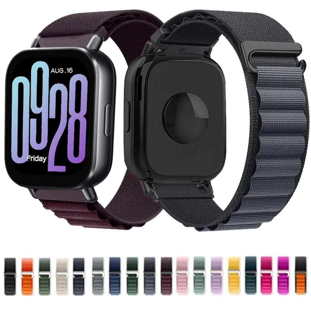 20mm 22mm Alpine Nylon Loop Strap for Redmi Watch 5 Active/Lite Sports Bracelet Band for Amazfit Active 3-2/Max/Balance 2/Bip 6