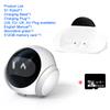 AIOOK Automatic Charging Robot Camera HD 2K 5G WIFI IP Camera Pet Mobile Tracking Night Vision CCTV Remote View TUYA APP Camera