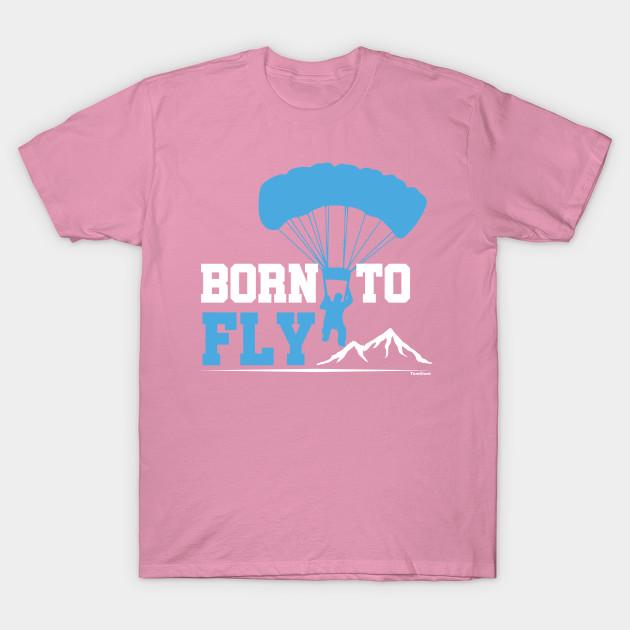 T Shirt Women Paragliding Born To Fly Harajuku Print Kawaii Tshirt Summer Short Sleeve Female T-Shirt Top Tee