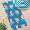 Anime Pop Team Epic Towel Microfiber Beach Towel Quick Dry Absorbent Soft for Swimming Yoga Resort Travel Camping