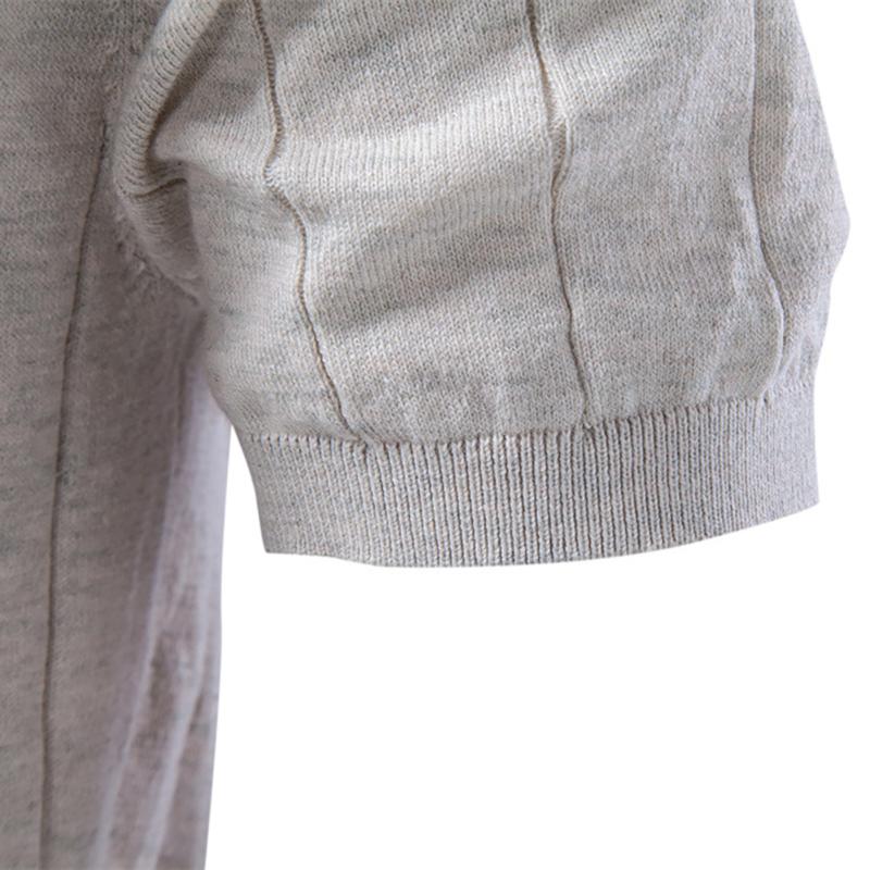 Gant Nova Camiseta Masculina de Algodão Bordada de Alta Qualidade com Gola Redonda e Mangas Curtas de Lã - Coleção Primavera/Verão