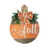 Pumpkin Wooden Welcome Door Hanging, Home Window Wall Decoration