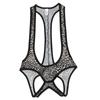 Sexy Mesh Bodysuit Jockstrap Bodywear Erotic Teddies Underwear Wrestling Singlet Leotard Jumpsuits Suspender For Men/Gay
