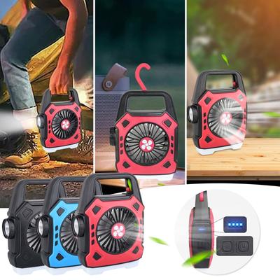 Multifunctional Fan Light Portable Light Portable Fast Charging Small Fan Outdoor Camping Light Work Light