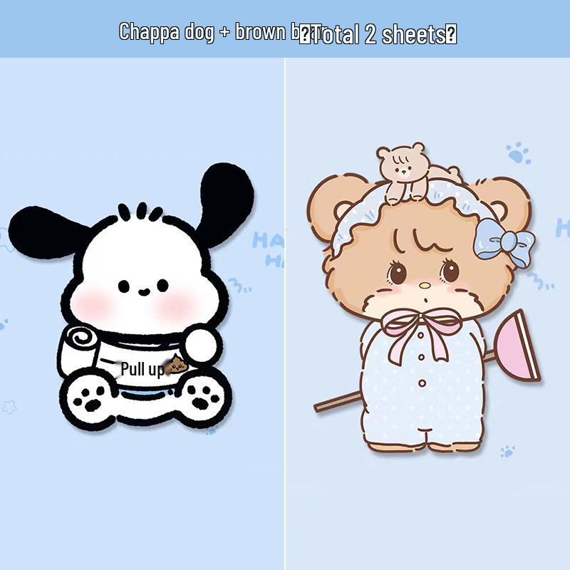 Fragrant Cartoon Toilet Deodorizing Stickers: Cute & Aromatic Bathroom Odor Removers