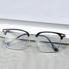 Portable Reading Glasses Anti-Blue Light Hyperopia Glasses Fashion Ultra Light Frame  Men Women