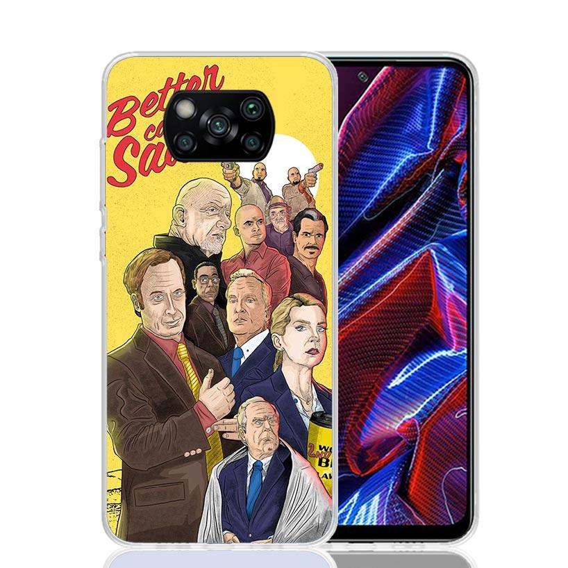 Better Call Saul TV Case Phone Cover for Xiaomi Redmi Note 10 9 9S 8 8T 7 5 Pro Mi 12T 11T 10T 9T 12 11 Lite A3 A2 Trend Fundas