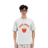 Palace Fruity Alphabet Print Crew Neck Short Sleeve T-Shirt Unisex Tops Grey-Marl P22TS038