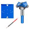 1pc Hinge Drilling Locator Cabinet Door Hinge Punching Positioning Ruler Template Woodworking Hinge Installation Auxiliary Tool