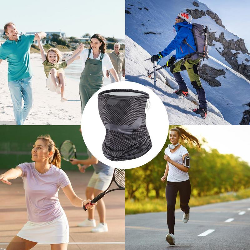 Halstuch Maske Sommer Damen Herren Halstuch Bandana Motorradfahren Wärmeisolierung Eisseide Bandana Zum Bergsteigen
