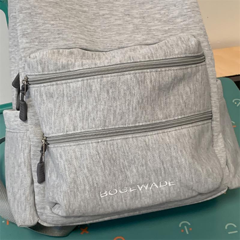 Schulrucksack für Mittelschülerinnen, bestickter Rucksack, leichter Reiserucksack
