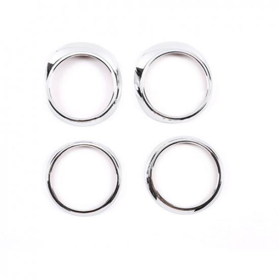 For Toyota Tacoma 2016- Car Dashboard Air Vent Cover Trim ABS Chrome 4pcs