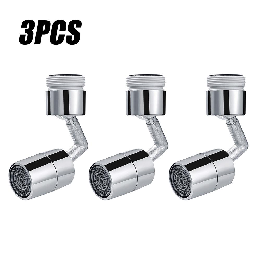 1-10PCS 720° Rotating Kitchen Faucet Aerator Universal Anti Splash Spray Nozzle Extender Adapter Water Saving Diverter