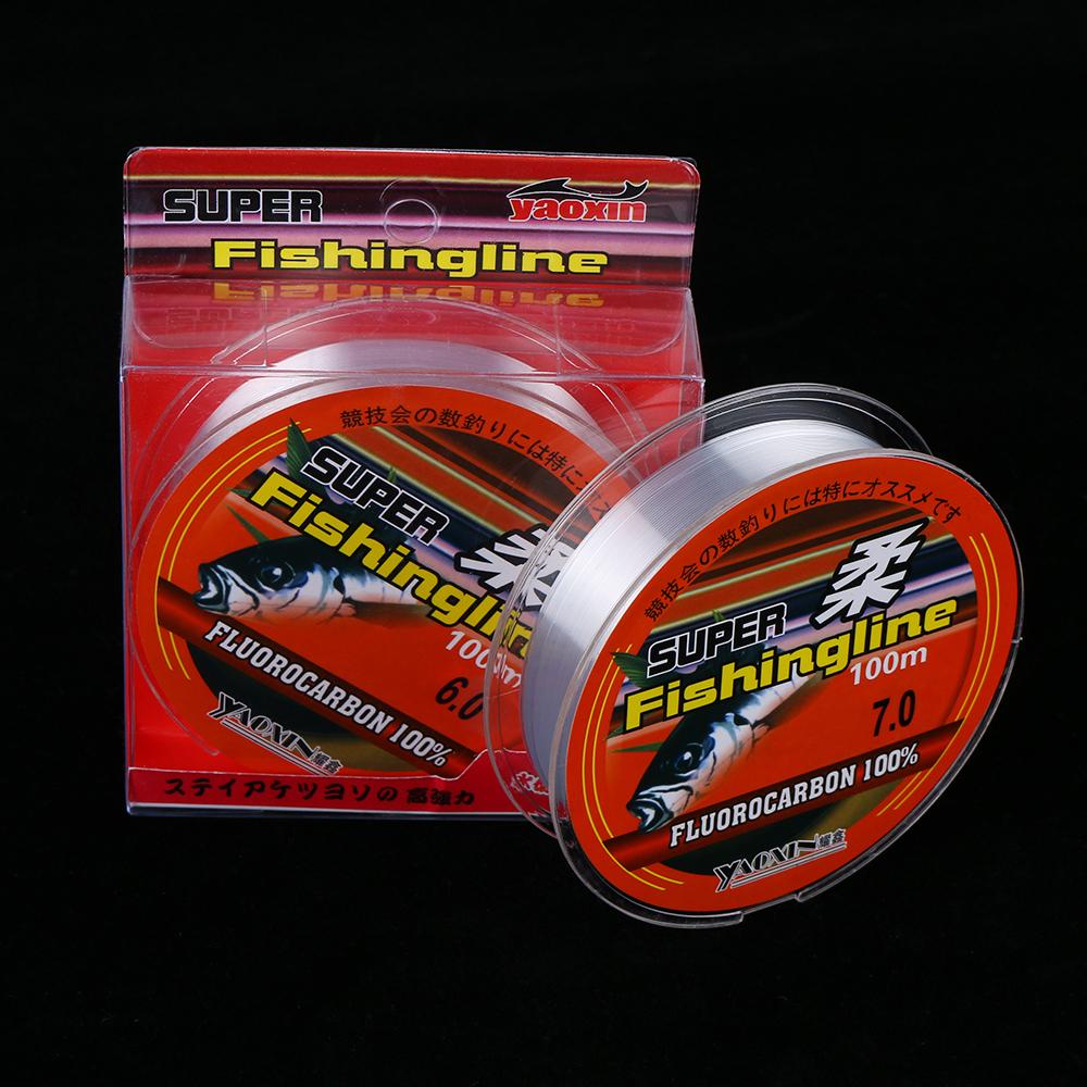 Fluorocarbon Strong 100 100m Super Monofilament Nylon Pa Fishing Line 086lb