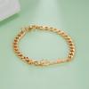 Cuban Chain Custom Name Bracelet Men Women Personalized Name Bracelets Stainless Steel Jewelry Customized Gifts 2026 New Trend
