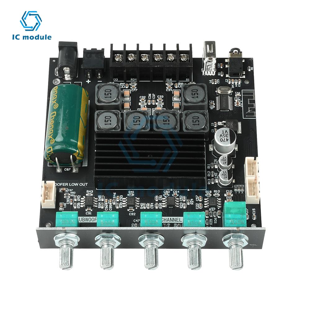 DC 12-24V TB21H BT 5.1 Subwoofer Amplifier Board 50W+50W+100W 2.1 channel digital amplifier module Stereo Bass AMP TPA3116D2