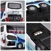 Simulation Diecast 1/50 Alloy Business Bus Car Model Luxury Airport Bus Model  Vehicles For Children‘s