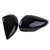Rymująca osłona lusterka wstecznego skrzydło osłona lusterka bocznego czarny błyszczący pasuje do Ford Fiesta MK7 2008 - 2017 akcesoria samochodowe 1