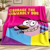 Brave Dog blanket Flannel Blanket Soft Cozy Plush Throw for Sofa Bed Lightweight Home Decoration Outdoor camping