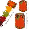 32, 8ft Autumn Maple Leaf Die - Cut Bulletin Board Border - Fall - Themed Decor for Thanksgiving, Classroom, Office Decoration