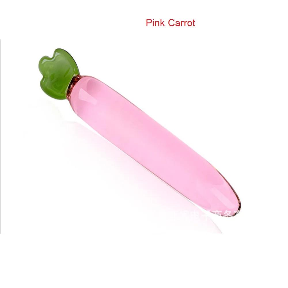 Glas Dildo Satisfyer Künstlicher Penis Realistische Sexspielzeuge Für Frauen Obst Gemüse Vibrator Masturbation Po Analer Stöpsel