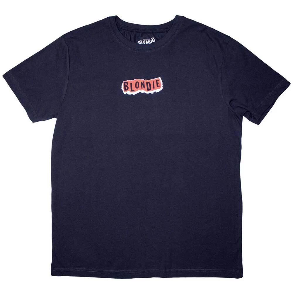 Blondie Unisex T-Shirt: Mini Punk Logo (Large) XL
