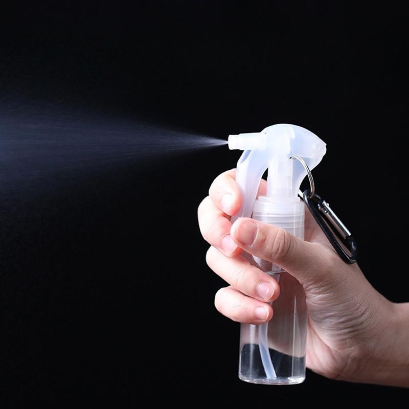 60Ml Mini Travel Accessories With Carabiner Hook Makeup Tool Lotion Samples Sub-Bottling Empty Container Trigger Spray Bottles