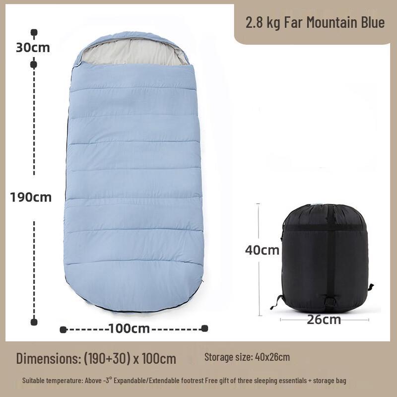 OLOEY Adult Outdoor Winter Sleeping Bag