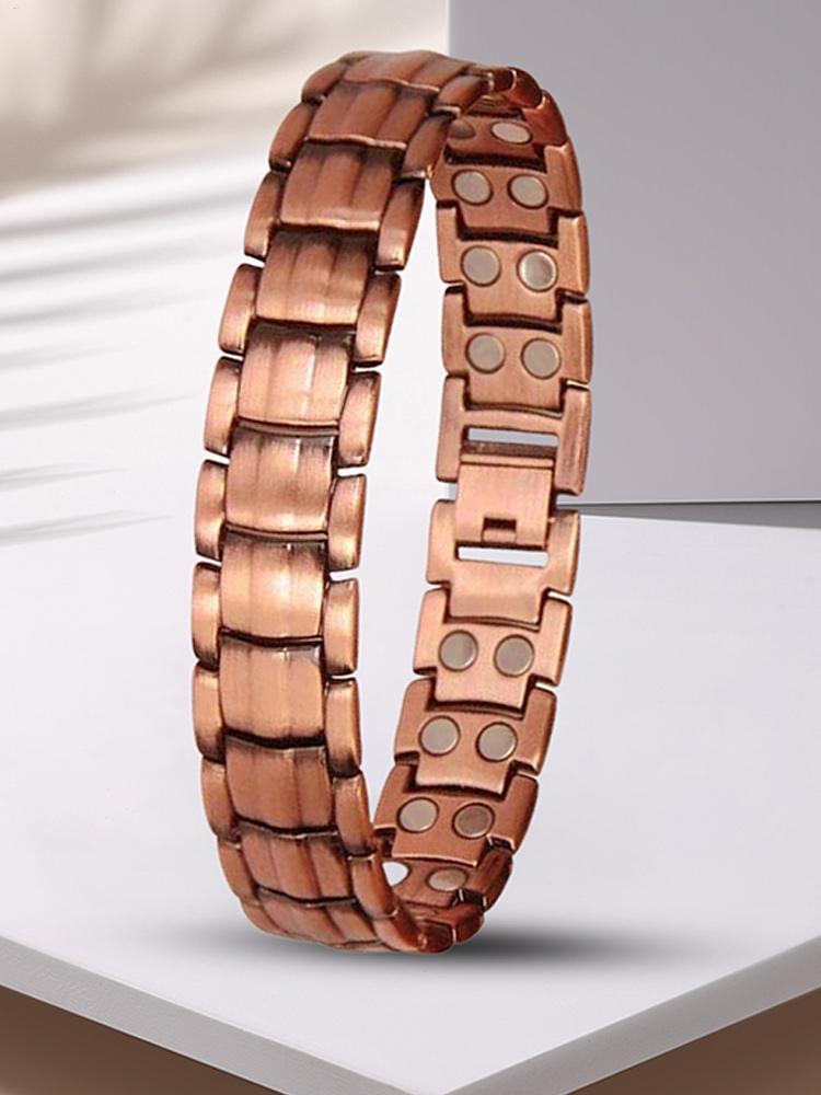 Magnetic Bracelets for Men Pure Copper Magnetic Bracelet Jewelry Jewelry Accessories for Running Sports Gym Fathers Outdoor