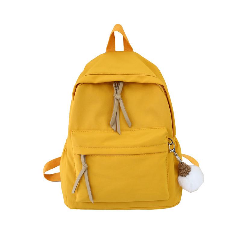 Vintage Girl Schoolbag Female Style High School College Student Junior High School Student Simple Super Fire Backpack Backpack