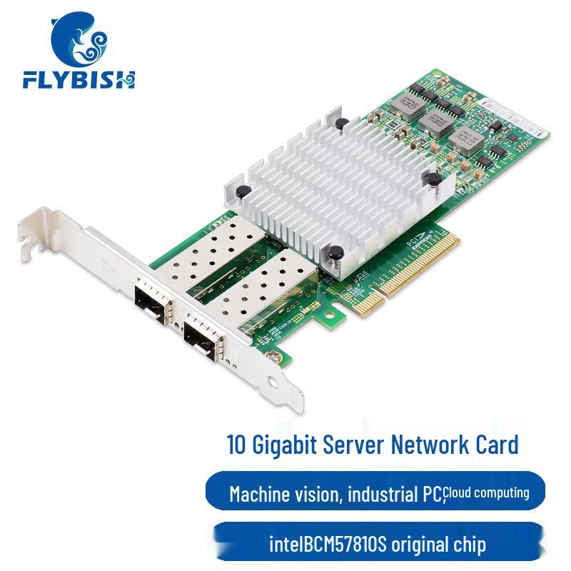 FLYBISH 10 Gigabit Fiber Optic Network Card