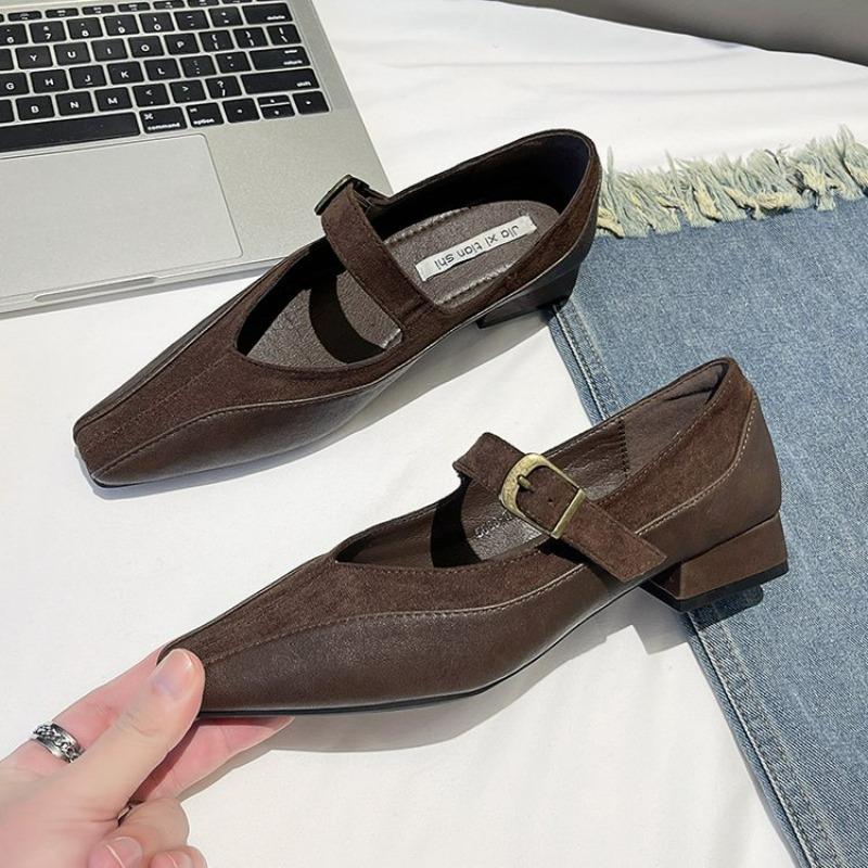 Fashion Black High Heels Buckle Platform Pumps Women Japanese Style Patent Leather Mary Jane Shoes Woman Punk Thick Heels Lolita Shoes