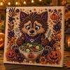 3d Faux Pearl Mosaic Art for Adults Halloween Kit, Cute Ghost Skeleton Painting Room Decor DIY 3D Craft Kit Adults, Fall Home Handmade Gift Lovers