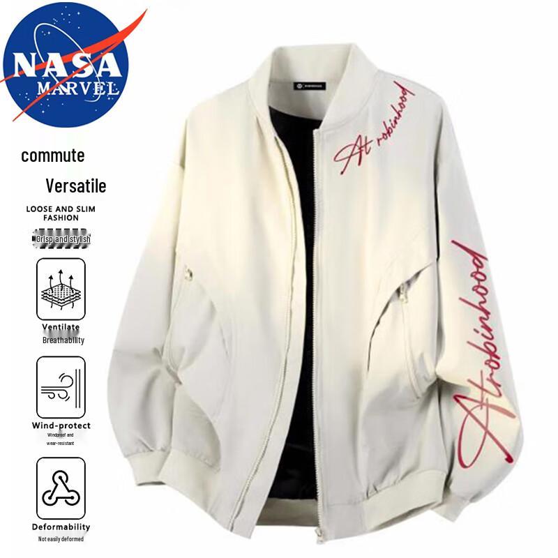 

NASA MARVEL Men s Stand-Collar Baseball Jacket XL